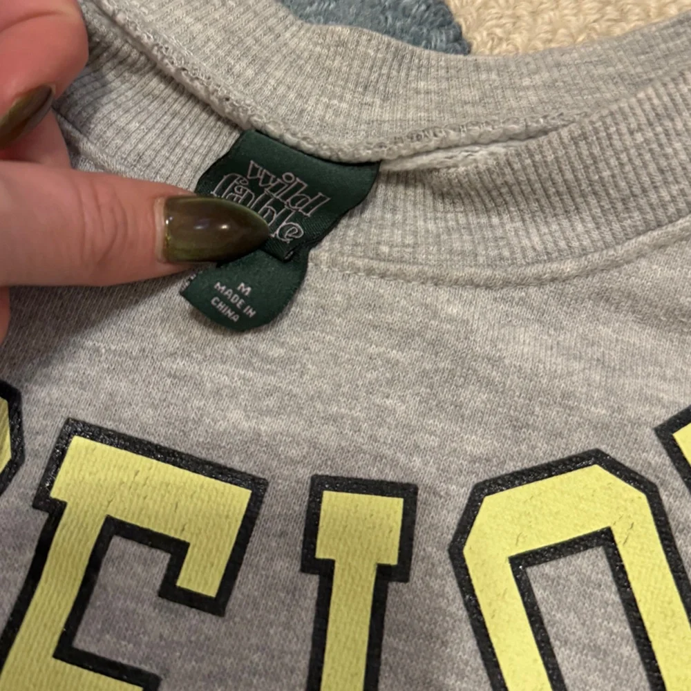 Wild Fable Barcelona Grey Crewneck Sweatshirt - M - Picture 6 of 13